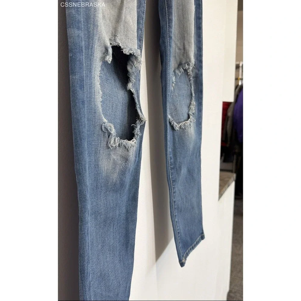 Flying Monkey Blue Womens Denim Jeans -‎ Size 24 - Picture 7 of 12